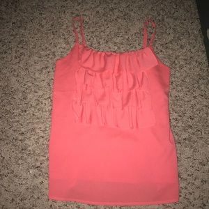 Coral tank top